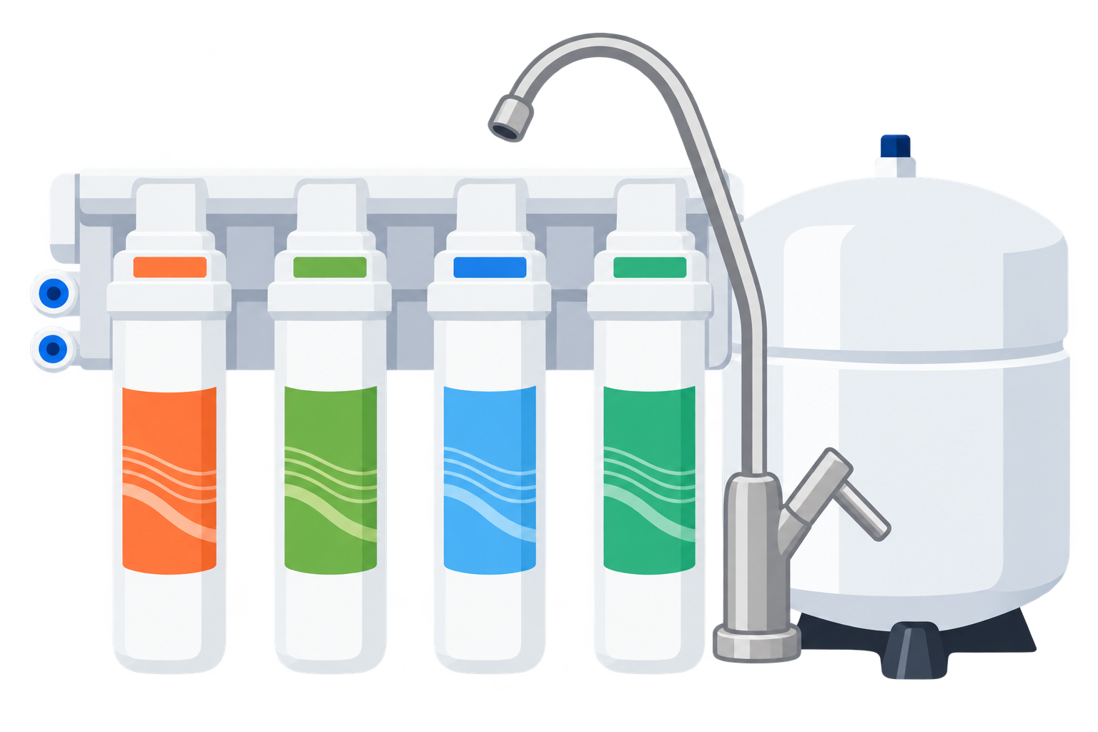 Reverse osmosis drinking water system